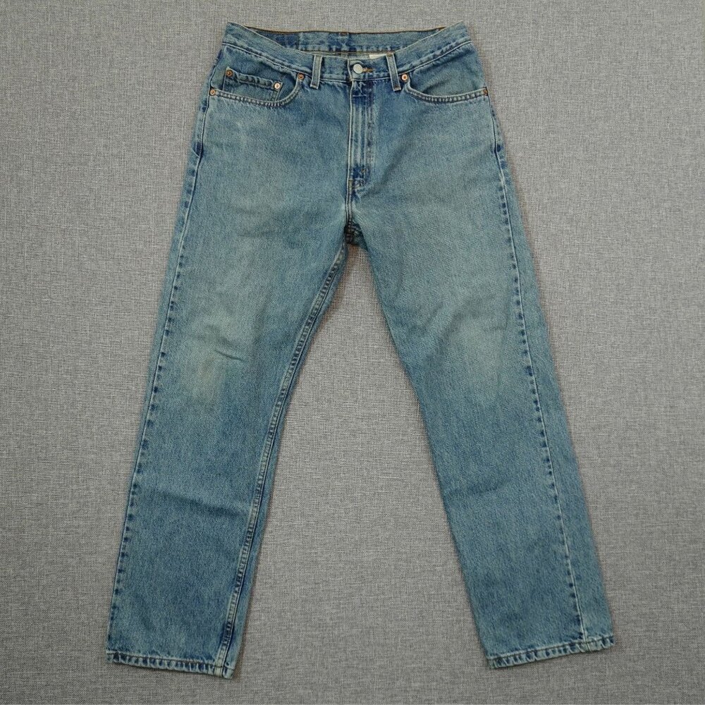 Vintage 90's Levi’s 505 Jeans 34x30 Straight Leg Regular Fit Medium Wash